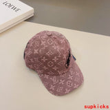 Close-up detail view of Louis Vuitton unisex cap