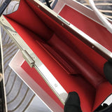 Close-up detail of everyday-luxe sleek women's handbag – women's everyday handbag