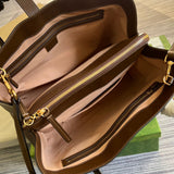 Side profile of refined premium women's handbag – women's luxury handbag