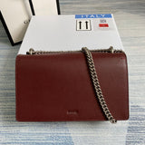 Front view of refined chic women's handbag – women's everyday handbag