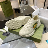 Gucci tonal black luxury sneakers view 5 classic court silhouette