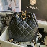 Ziva's Charm handbag – side angle view (one versatile size)