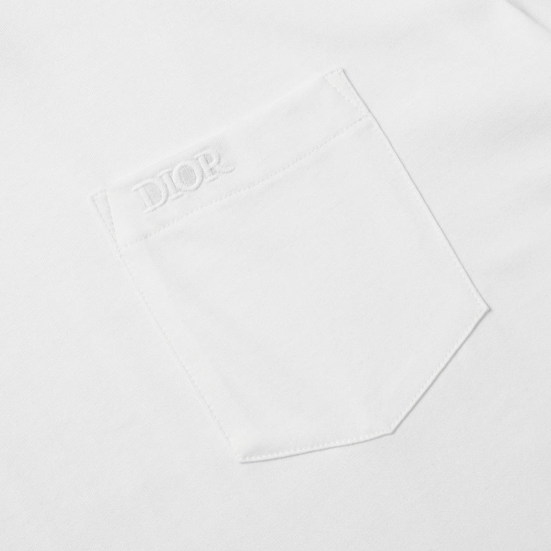 Flat lay presentation of Louis Vuitton cotton t-shirt with contemporary cut