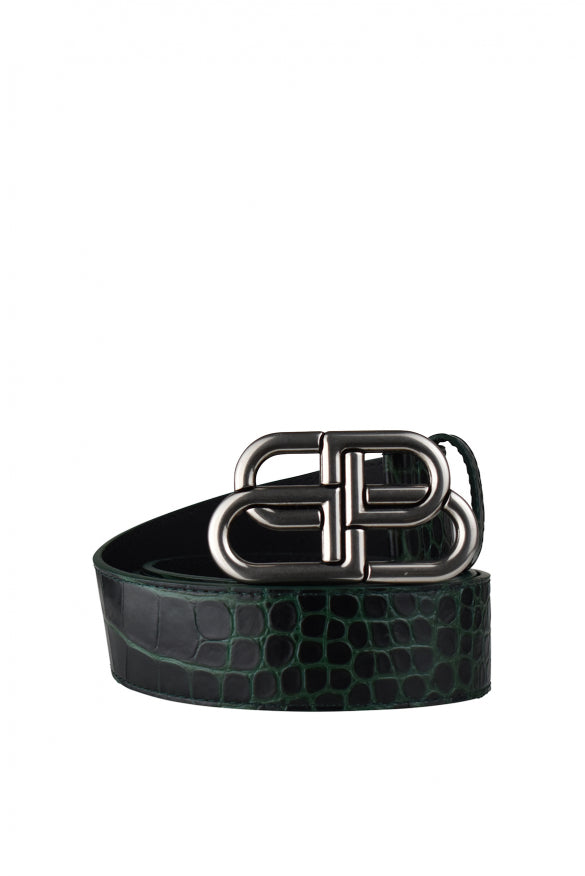 Balenciaga premium belts detail and craftsmanship close-up