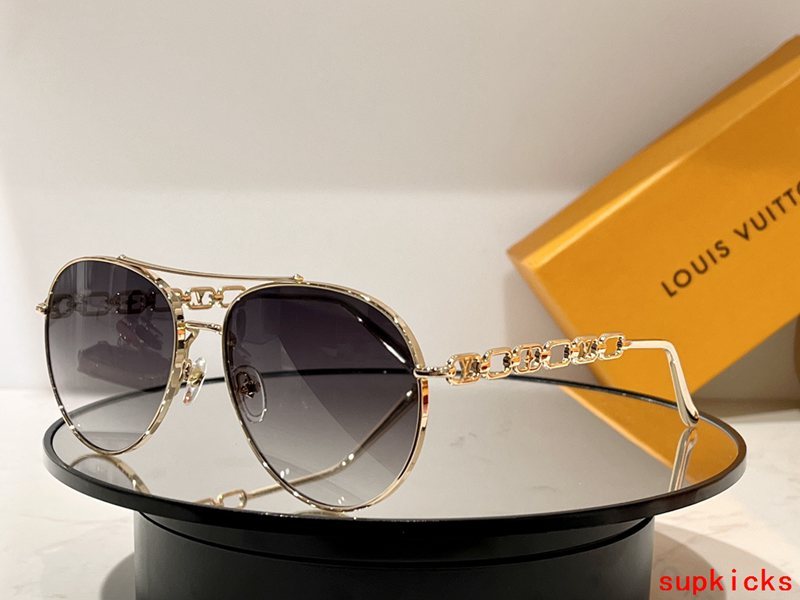 Front view of Louis Vuitton unisex sunglasses