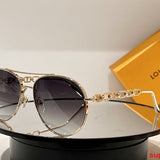 Front view of Louis Vuitton unisex sunglasses
