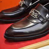 Hermes shoes Style 057 - top view showing design