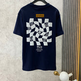 Side profile of Louis Vuitton cotton t-shirt with everyday silhouette