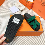 Hermes sandals Style 209 - logo and branding close-up