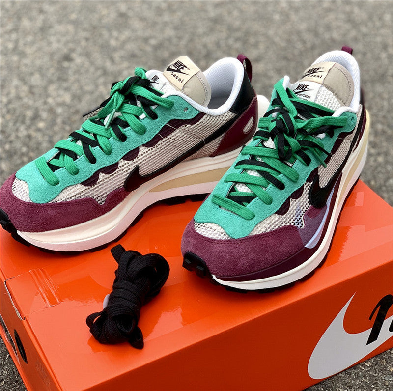 Nike two-tone luxury sneakers view 16 breathable knit upper