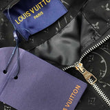 Full styled look of Louis Vuitton luxury clothing with tailored silhouette