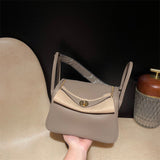 Tailored bag shown from front angle