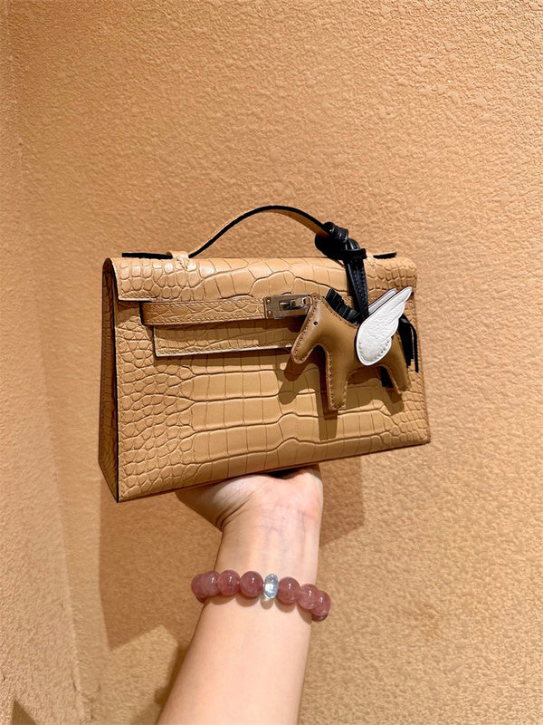  polished handbag detail view showing craftsmanship