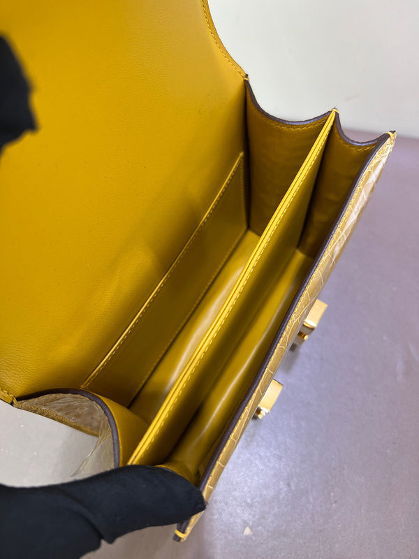Interior view of statement premium bag