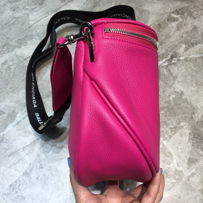Bold Faux Leather Handbag - Statement Silhouette | Women's Fashion Handbag #749 - close-up detail shot (image 3) of designer-inspired handbag