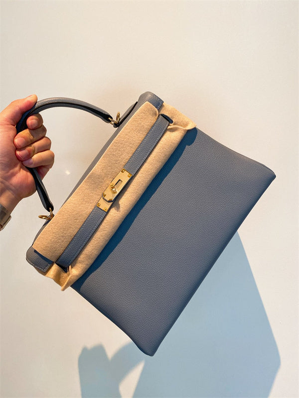  curated structured bag detail view showing craftsmanship
