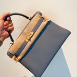  curated structured bag detail view showing craftsmanship