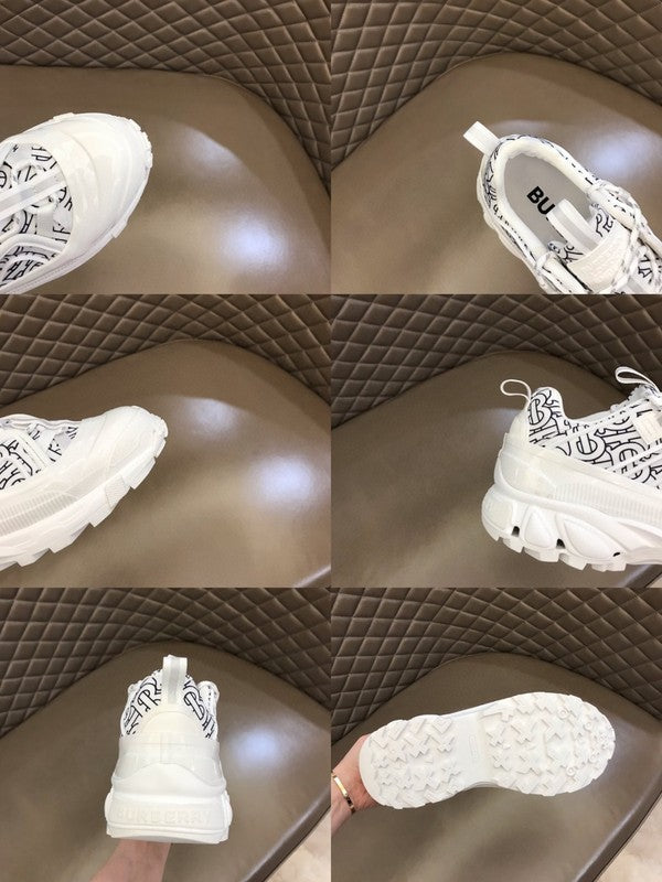 Burberry Camel Slip-On Sneakers - Side Profile View