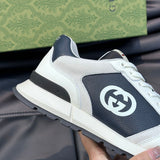 Gucci clean off-white luxury sneakers view 7 padded collar comfort
