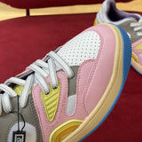 Gucci stone beige luxury sneakers view 4 premium leather build