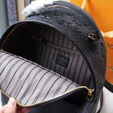 Front view of refined premium women's handbag – women's luxury handbag