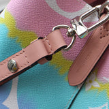 Front view of sleek modern women's handbag – women's statement bag