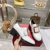 Close-up of Roger Vivier shoes craftsmanship