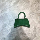 Refined Vegan Leather Handbag - Refined Silhouette | Women's Premium Handbag #861 - back view (image 4) of designer-inspired handbag