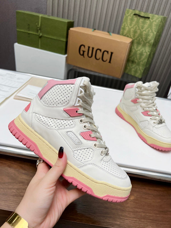 Gucci fresh white-and-black luxury sneakers view 10 sleek tonal finish