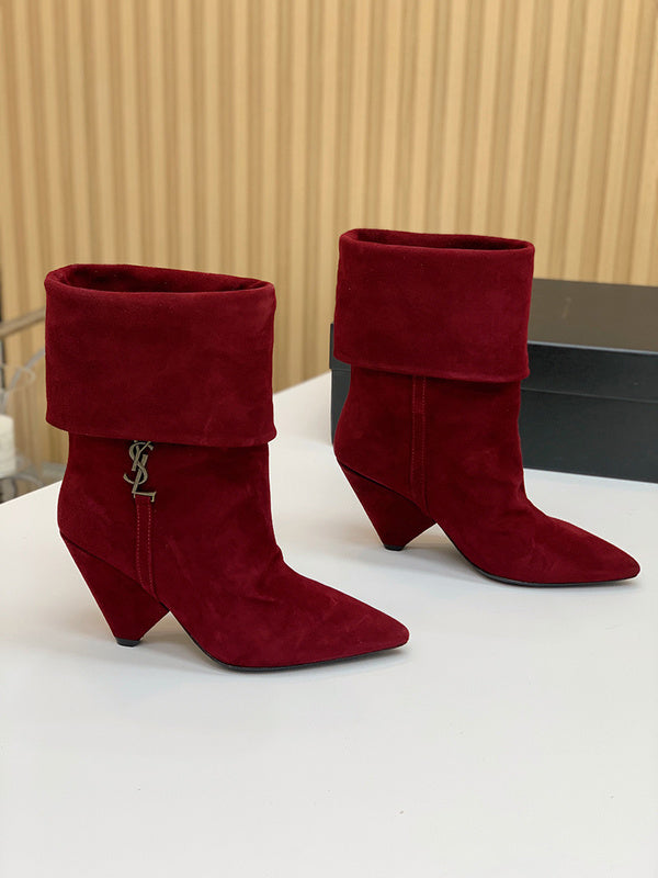 Saint Laurent designer shoes full view