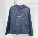 Close-up detail shot of Louis Vuitton luxury clothing with tailored silhouette