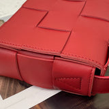 Statement Vegan Leather Handbag - Smooth Faux-Leather Exterior | Women's Statement Accessory #1625 - alternate angle view (image 8) of designer-inspired handbag