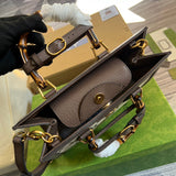 Interior view of signature structured women's handbag – women's premium purse