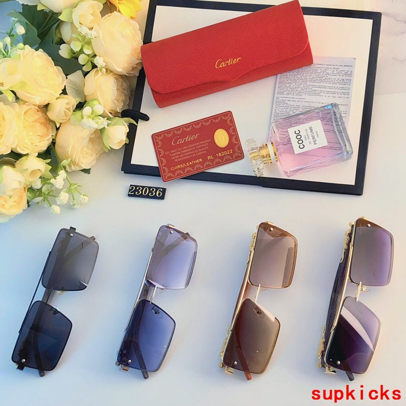 Side view of Cartier unisex sunglasses