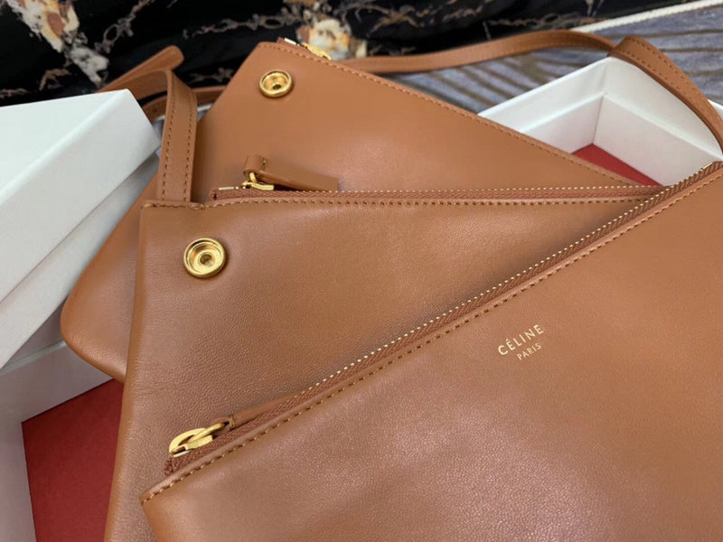 Top view of premium signature women's handbag – women's premium purse