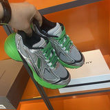 Givenchy Black Chunky Platform Sneakers - Sole Detail View
