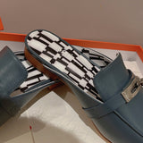 Hermes shoes Style 279 - texture and material detail