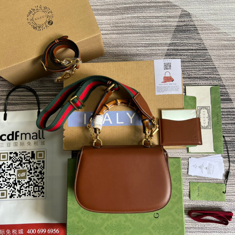 Close-up detail of refined bag design