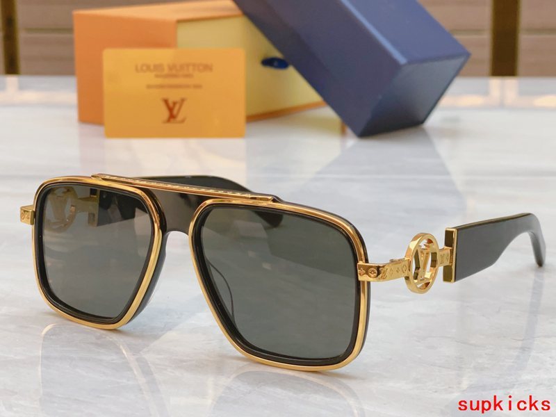 Side view of Louis Vuitton unisex sunglasses