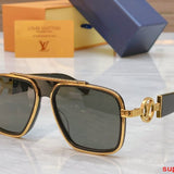 Side view of Louis Vuitton unisex sunglasses