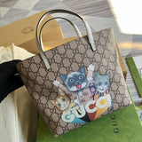 Back view of premium chic women's handbag – women's luxury accessory