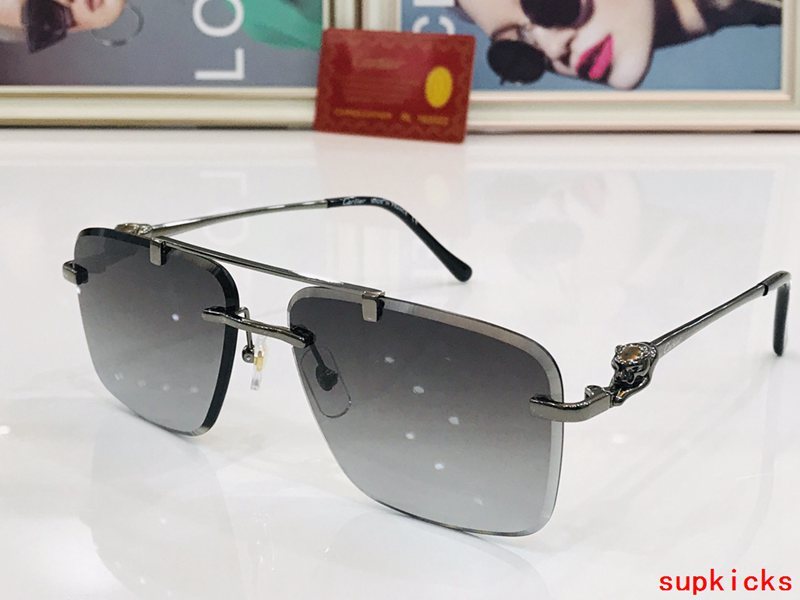 Angled view of Cartier unisex sunglasses