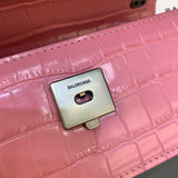 Statement Vegan Leather Handbag - Smooth Faux-Leather Exterior | Women's Premium Handbag #415 - styled full view (image 7) of designer-inspired handbag