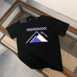 Back view of Louis Vuitton cotton t-shirt with runway-inspired design