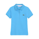 Front view of Lacoste luxury clothing with tailored silhouette