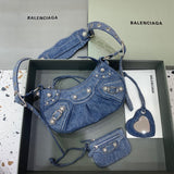 Structured Vegan Leather Handbag - Versatile Everyday Design | Women's Designer-Inspired Purse #357 - side angle view (image 2) of designer-inspired handbag