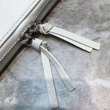 Chic Vegan Leather Handbag - Premium Craftsmanship Detailing | Women's Luxury Handbag #1003 - texture close-up (image 9) of designer-inspired handbag