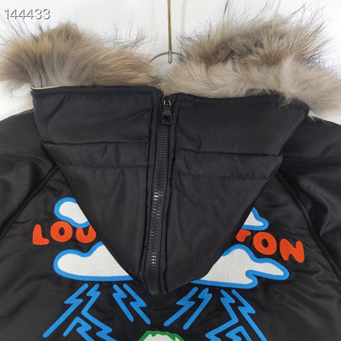Front view of Louis Vuitton luxury clothing with everyday silhouette