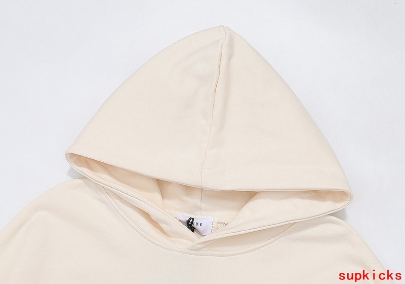 Front view of Rhude luxury clothing with streetwear-inspired cut