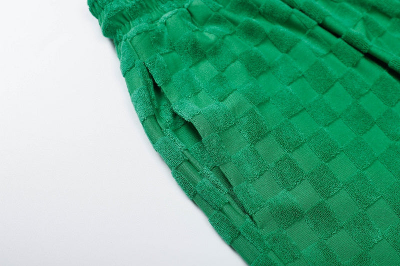 Front view of Louis Vuitton cotton t-shirt with runway-inspired design